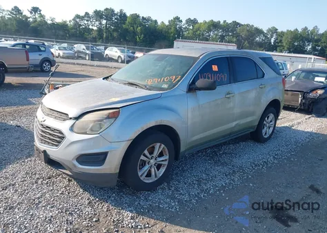 2016 Chevrolet Equinox Ls from USA, damaged, VIN 2GNFLEEK4G6202731